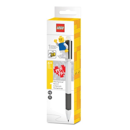 LEGO pencil with lego minifigure Black | 4895028526030