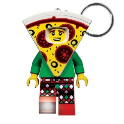 LEGO Pizza Oplichtende Sleutelhanger 8cm | 4895028529239