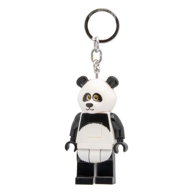 LEGO Minifiguren Panda Guy Light-Up Sleutelhanger 8 cm            | 4895028531744