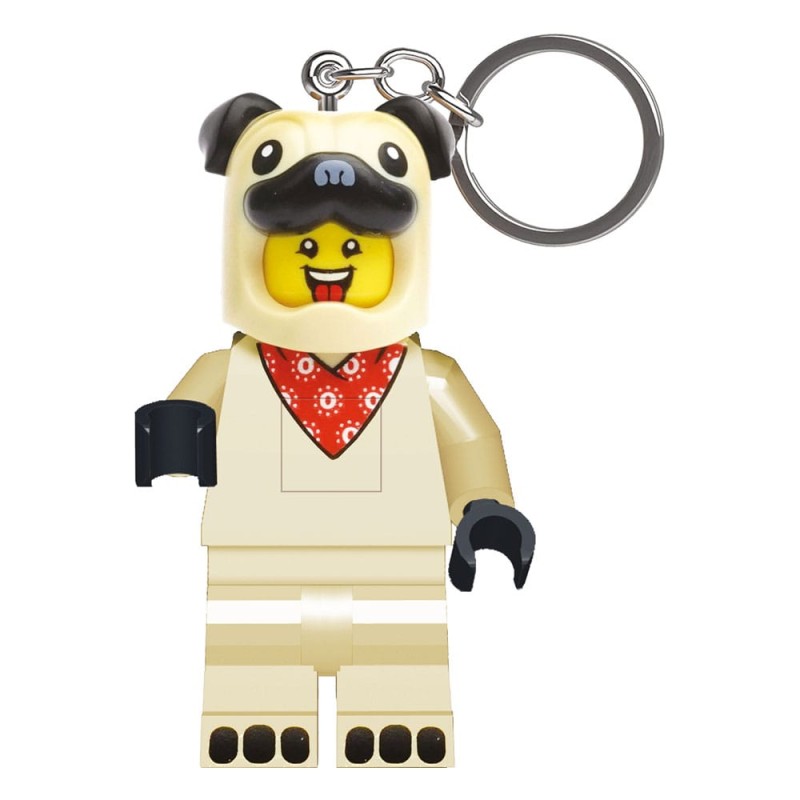 LEGO Minifigures porte-clés lumineux Pug 8 cm         | 4895028534455