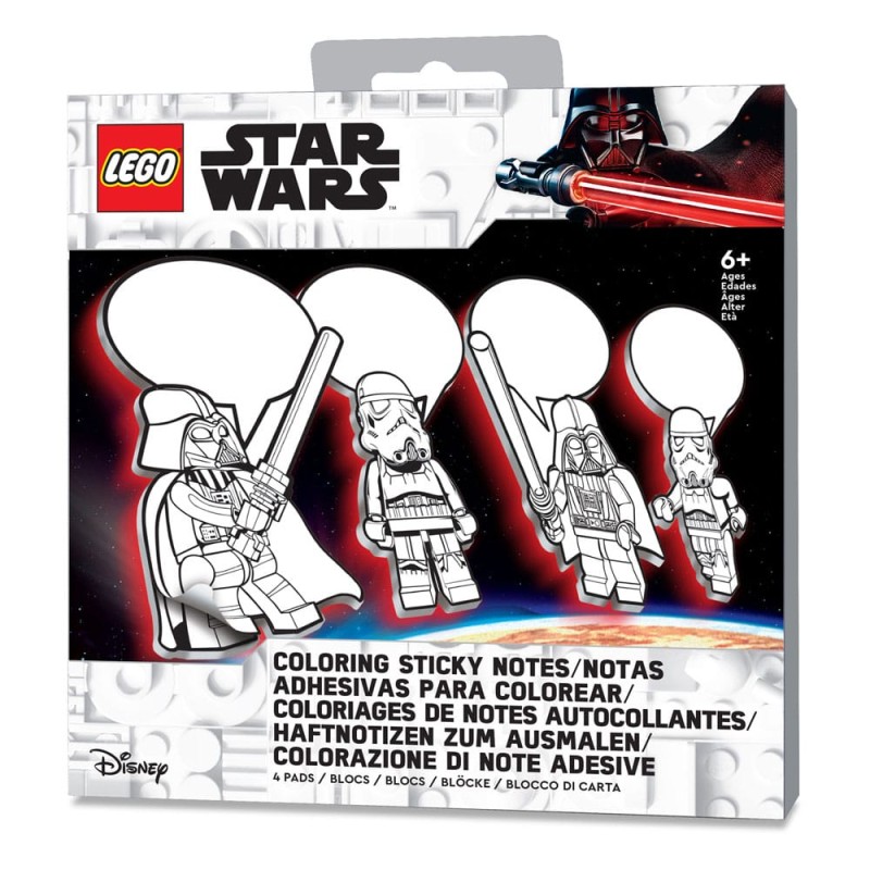 LEGO Star Wars set Post-it avec stylo Darth Vader  | 4895028534813