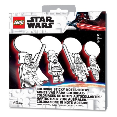 LEGO Star Wars Post-it set met Darth Vader pen  | 4895028534813