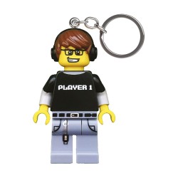 LEGO Minifiguren Video Game Guy Light-Up Sleutelhanger 8 cm     | 4895028534868