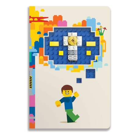 LEGO Minifiguren Notitieboekje EZ2R Gedachten  | 4895028535018