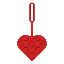 LEGO Minifigures porte-clés sac à dos Coeur Rouge 10 cm   | 4895028536589