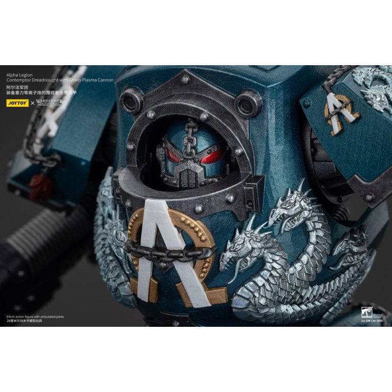 Warhammer The Horus Heresy Alpha Legion Contemptor Dreadnought with Gravis Plasma Cannon 25 cm | 6927054401109