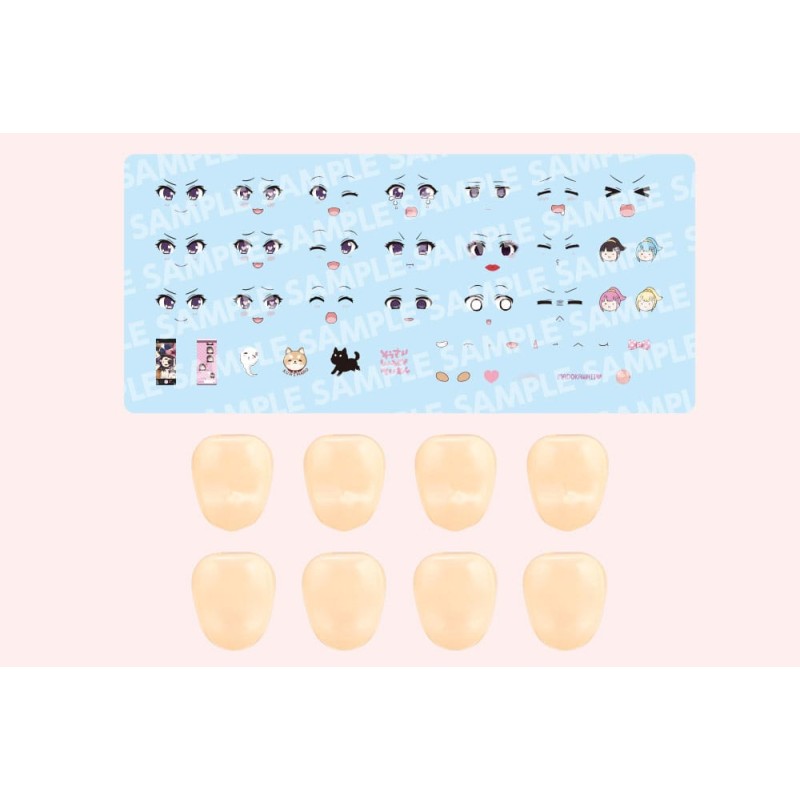 Sousai Shojo Teien accessoires 1/10 Customized Face & Decal Set Vol. 7 Designed by Raguhonoerika For Madoka Yuki B | 4934054069415