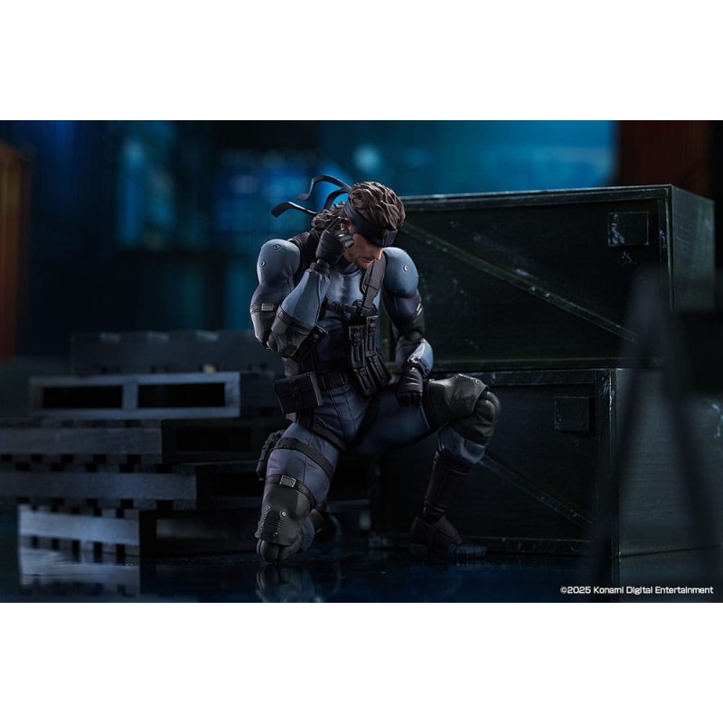 Metal Gear Solid 2: Sons of Liberty Figma Solid Snake MGS2 Ver. Bijgewerkte editie 16 cm  | 4545784069745