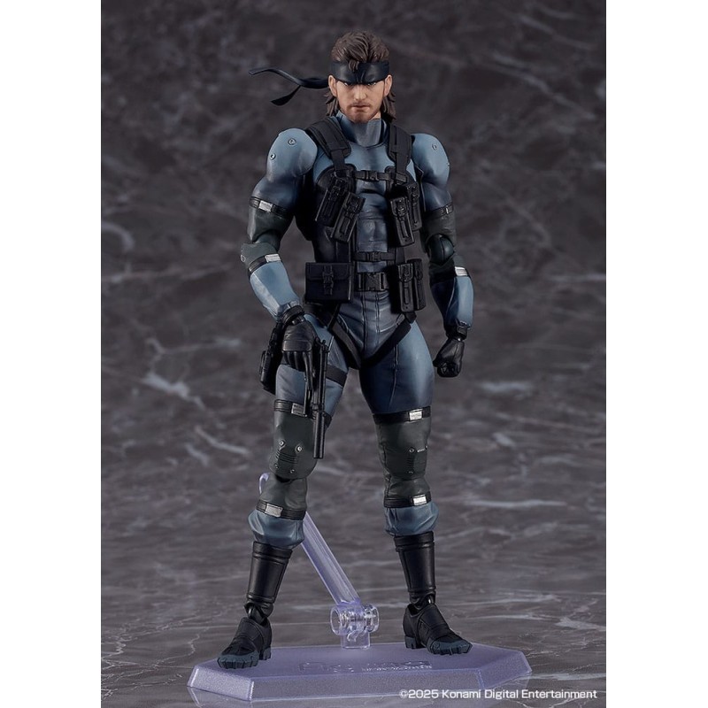 Metal Gear Solid 2: Sons of Liberty Figma Solid Snake MGS2 Ver. Bijgewerkte editie 16 cm  | 4545784069745