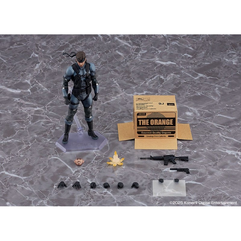 Metal Gear Solid 2: Sons of Liberty Figma Solid Snake MGS2 Ver. Bijgewerkte editie 16 cm  | 4545784069745