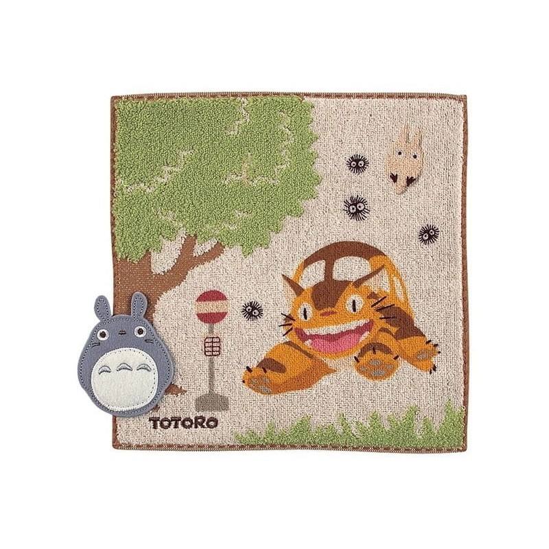 My Neighbor Totoro Hand Towel Bus Stop 25 x 25 cm    | 4992272450927