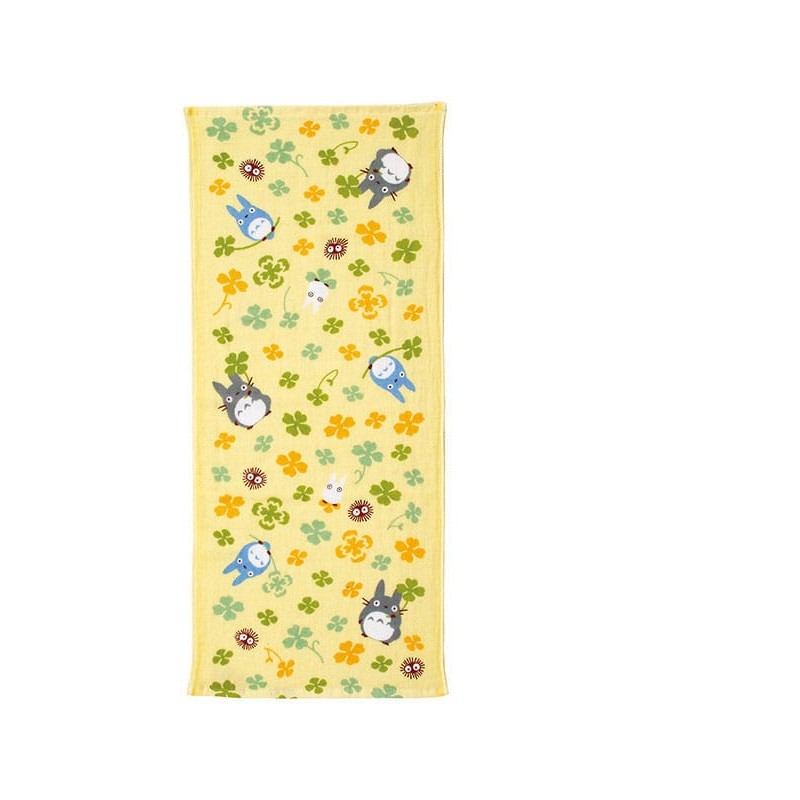 Mon voisin Totoro serviette de toilette Imabari Totoro Clover 34 x 80 cm | 4992272533187