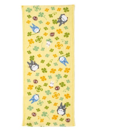 Mon voisin Totoro serviette de toilette Imabari Totoro Clover 34 x 80 cm | 4992272533187