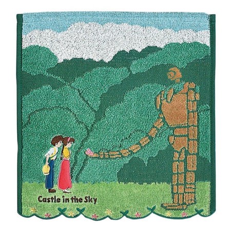 Het Kasteel in de Lucht Handdoek Robot Soldaat 34 x 36 cm | 4992272601725