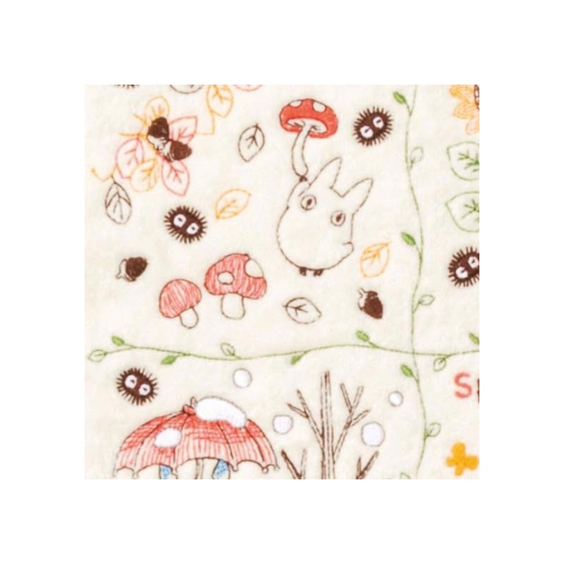 Mon voisin Totoro serviette de toilette Wreath of Nuts 25 x 25 cm      | 4992272648904