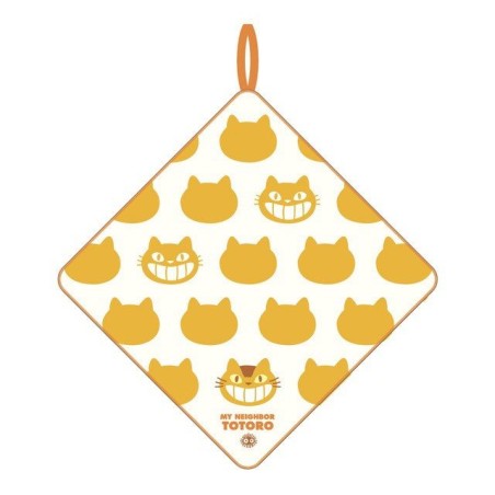 Mon voisin Totoro serviette de toilette mains Catbus Silhouette 33 x 33 cm | 4992272767896