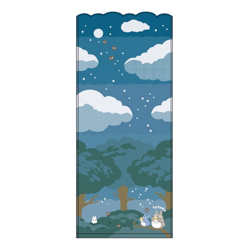 Mon voisin Totoro serviette de toilette Under the moon 34 x 80 cm  | 4992272773590