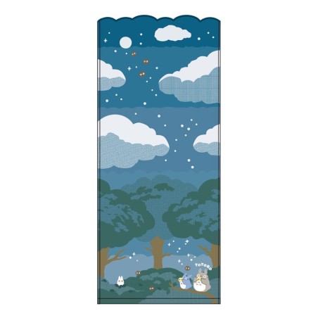 Mon voisin Totoro serviette de toilette Under the moon 34 x 80 cm  | 4992272773590