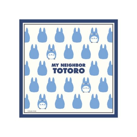 Mon voisin Totoro Mouchoir Silhouette Totoro Bleu 43 x 43 cm  | 4992272785944