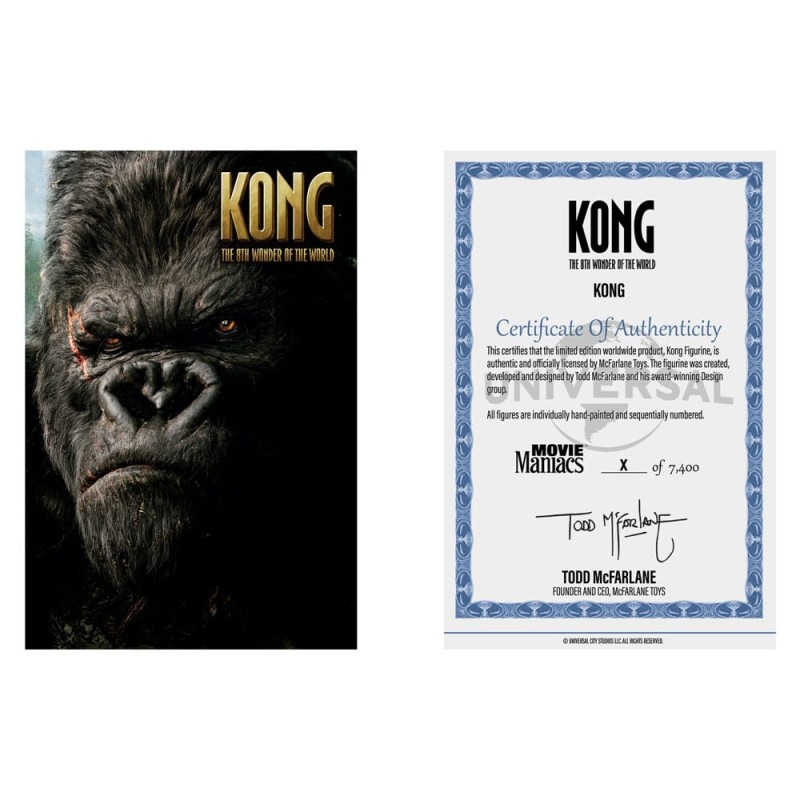 King Kong (2005) statuette PVC Movie Maniacs Kong 17 cm | 0787926140774