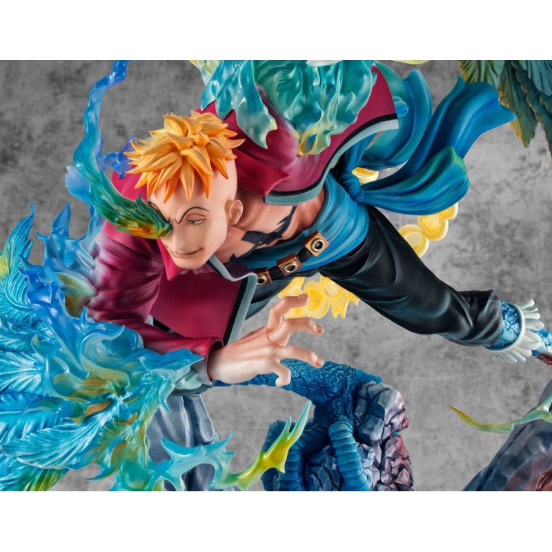 One Piece PVC statuette P.O.P. MAS Maximum Marco the Phoenix Leader of 1st group of Whitebeard Pirates 32 cm | 4535123716508