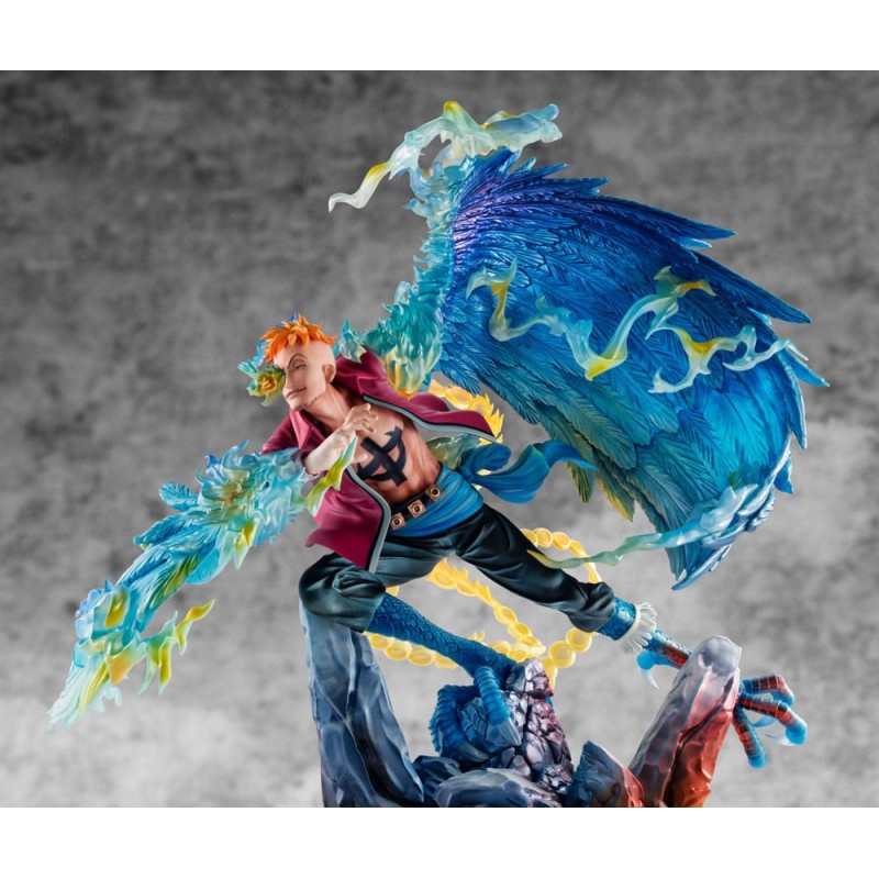 One Piece PVC statuette P.O.P. MAS Maximum Marco the Phoenix Leader of 1st group of Whitebeard Pirates 32 cm | 4535123716508