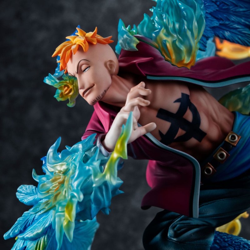 One Piece PVC statuette P.O.P. MAS Maximum Marco the Phoenix Leader of 1st group of Whitebeard Pirates 32 cm | 4535123716508