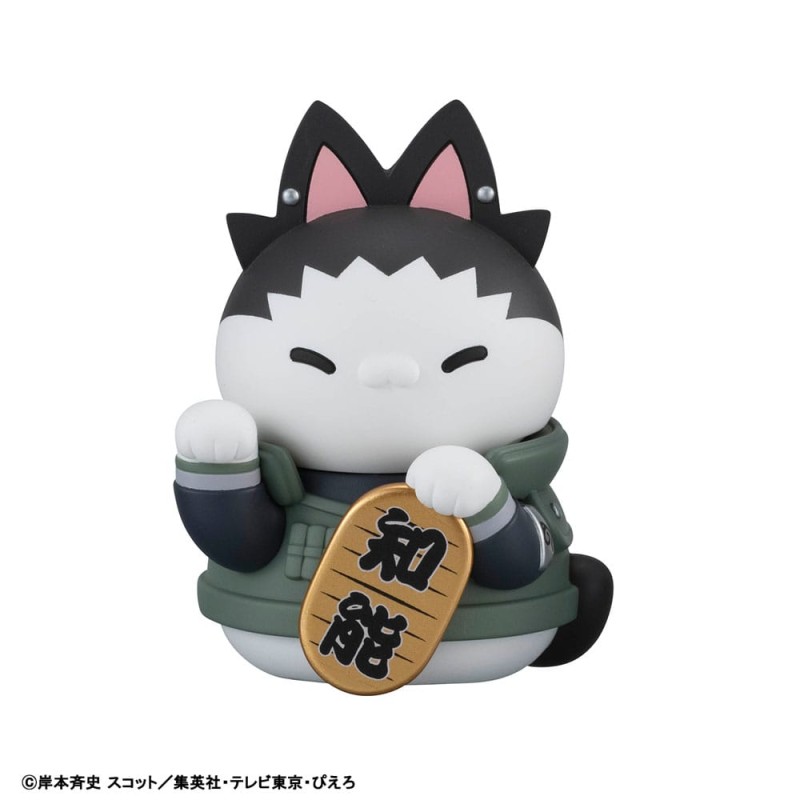 Naruto Shippuden Mega Cat Project Nyaruto! Assorted Trading Figures Fortune Cats Naruto Uzumaki & Friends Ver. 7 cm (6) | 4535123842917