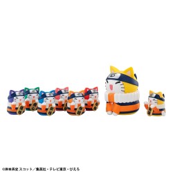 Naruto Shippuden Mega Cat Project Nyaruto! Diverse Handelsfiguren Fortune Cats Coloful 7 cm (6) | 4535123843389