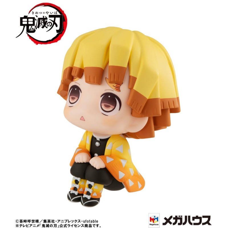 Demon Slayer Kimetsu no Yaiba PVC Look Up Zenitsu Agatsuma Beeldje 11 cm  | 4535123843402