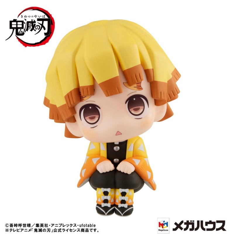 Demon Slayer Kimetsu no Yaiba PVC Look Up Zenitsu Agatsuma Beeldje 11 cm  | 4535123843402