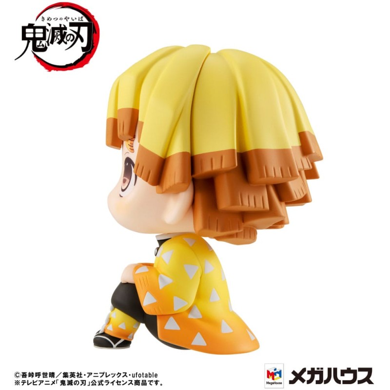 Demon Slayer Kimetsu no Yaiba PVC Look Up Zenitsu Agatsuma Beeldje 11 cm  | 4535123843402