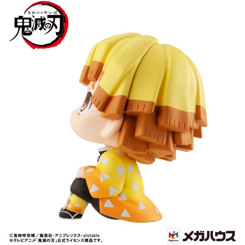 Demon Slayer Kimetsu no Yaiba PVC Look Up Zenitsu Agatsuma Beeldje 11 cm  | 4535123843402