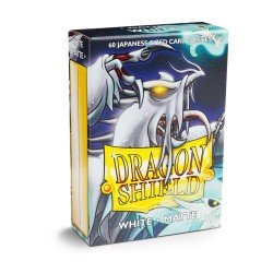 Dragon Shield Japanse maat Matte Sleeves - Wit (60 Mouwen)