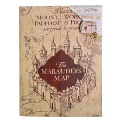 Harry Potter bloc-notes magnétique A5 Carte du Maraudeur | 5056563713456