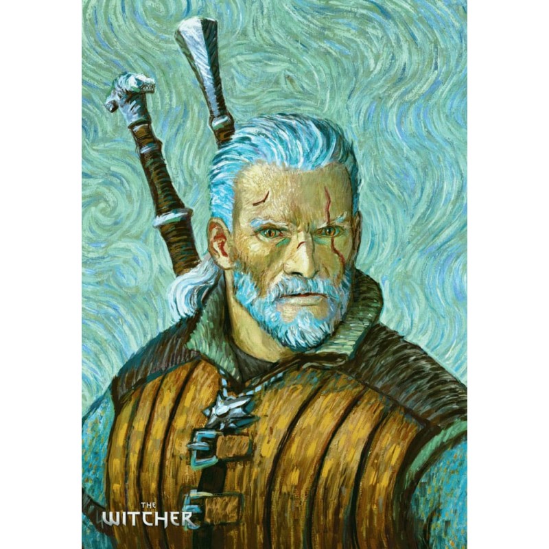 The Witcher III: Wild Hunt Game Art Chronicles Puzzle Geralt inspired by Vincent van Gogh (1000 pièces)         | 5908305247548