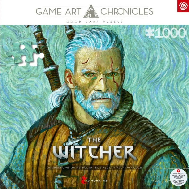 The Witcher III: Wild Hunt Game Art Chronicles Puzzle Geralt inspired by Vincent van Gogh (1000 pièces)         | 5908305247548