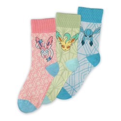 Pokémon pack 3 chaussettes Évoli Evolution 3.0 35-38