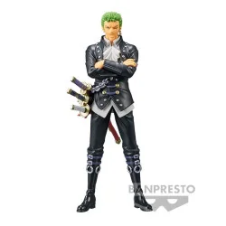 One Piece PVC Beeldje DXF - The Grandline Heren - Roronoa Zoro (Film Rood) - 17 cm | 4983164189490