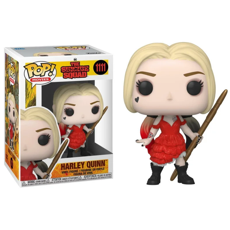 DC Comics Funko KNALLEN! Film Vinyl The Suicide Squad - Harley Quinn (Beschadigde Jurk) 9 cm | 889698560160