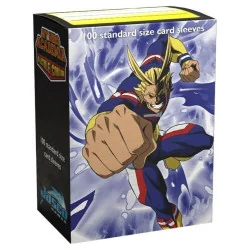 My Hero Academia License Standard Size Sleeves - All Might Punch (100 Sleeves)