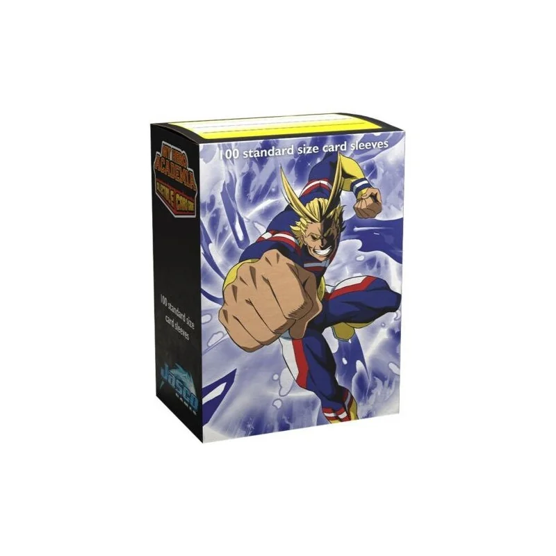 My Hero Academia License Standard Size Sleeves - All Might Punch (100 Sleeves)