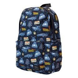 Universal by Loungefly Nylon Full-Size Backpack Back to the Future 40th Anniversary | 0671803536760