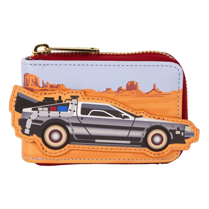 Universal by Loungefly Back to the Future 40th Anniversary Delorean Coin Purse  | 0671803536753