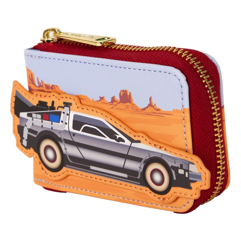 Universal by Loungefly Back to the Future 40th Anniversary Delorean Coin Purse  | 0671803536753