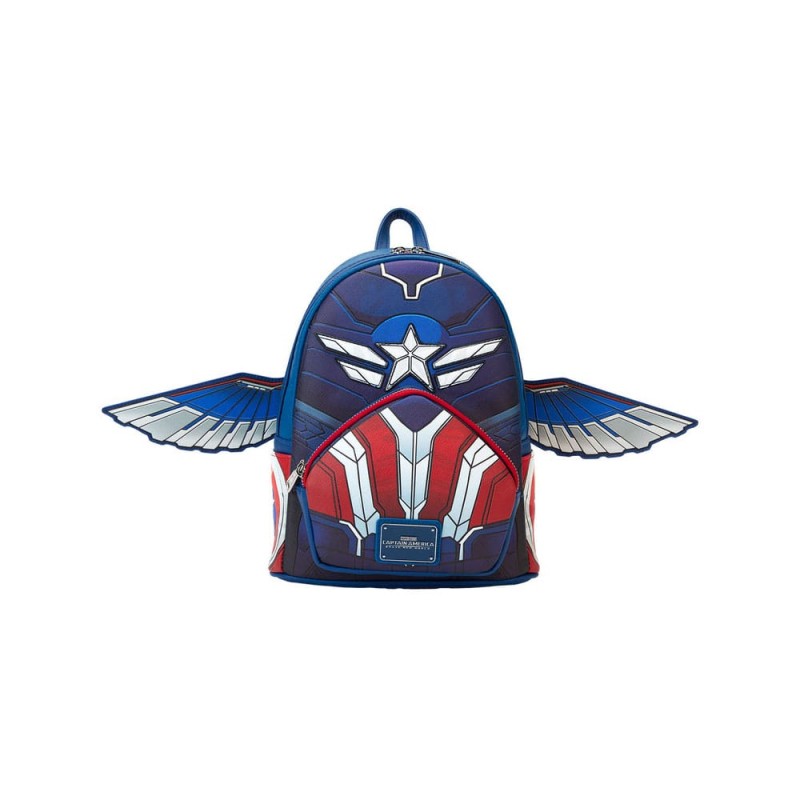 Captain America by Loungefly Backpack Mini Brave New World Cosplay | 0671803504776