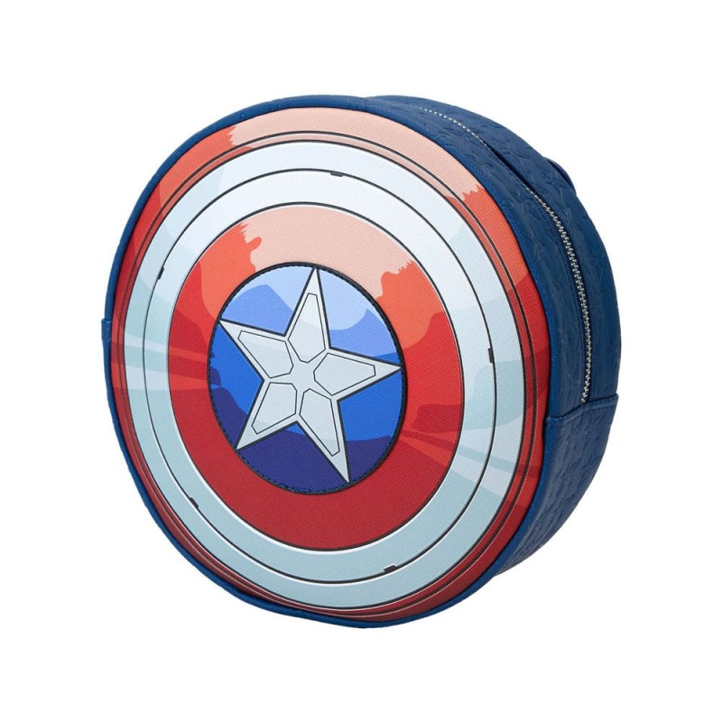 Captain America by Loungefly Brave New World Wings Shoulder Bag  | 0671803504783