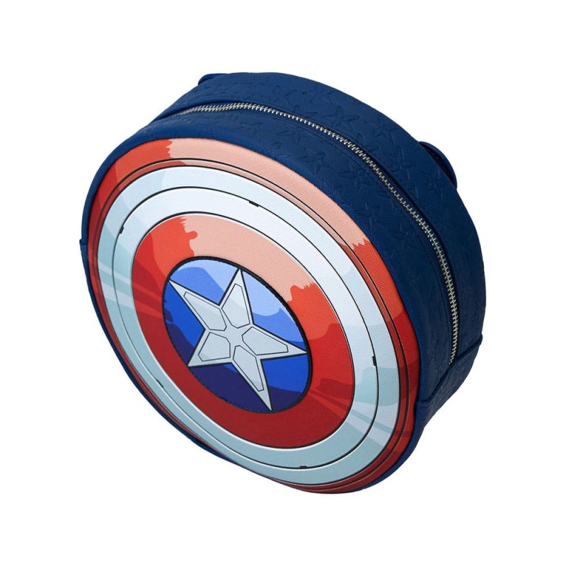 Captain America by Loungefly Brave New World Wings Shoulder Bag  | 0671803504783