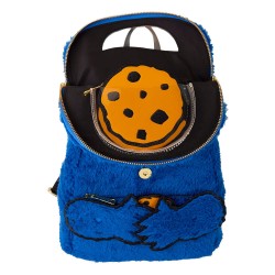 1, Rue Sésame Street by Loungefly Plush Mini sac à dos Cookie Monster | 0671803536524