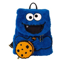 1, Sesame Street by Loungefly Plush Mini Cookie Monster Backpack | 0671803536524